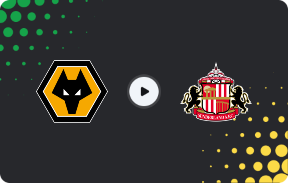 Where to watch Wolverhampton — Sunderland, Premier League, 02.05.2026