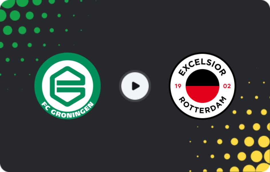 Where to watch Groningen — Excelsior, Eredivisie, 02.05.2026