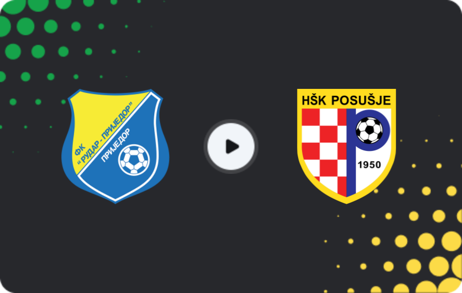 Where to watch Rudar Prijedor — Posušje, Premijer Liga, 02.05.2026