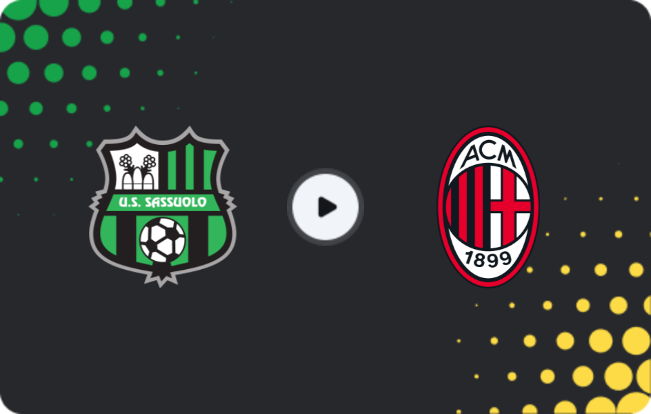 Where to watch Sassuolo — Milan, Serie A, 03.05.2026
