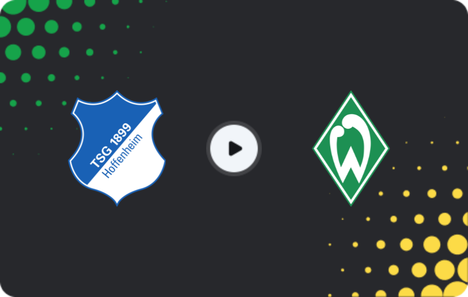 Where to watch Hoffenheim — Werder Bremen, Bundesliga, 09.05.2026