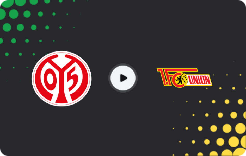 Where to watch Mainz 05 — Union Berlin, Bundesliga, 09.05.2026