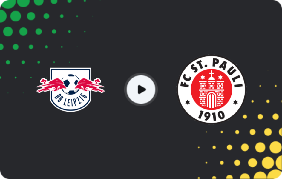 Where to watch RB Leipzig — St. Pauli, Bundesliga, 09.05.2026