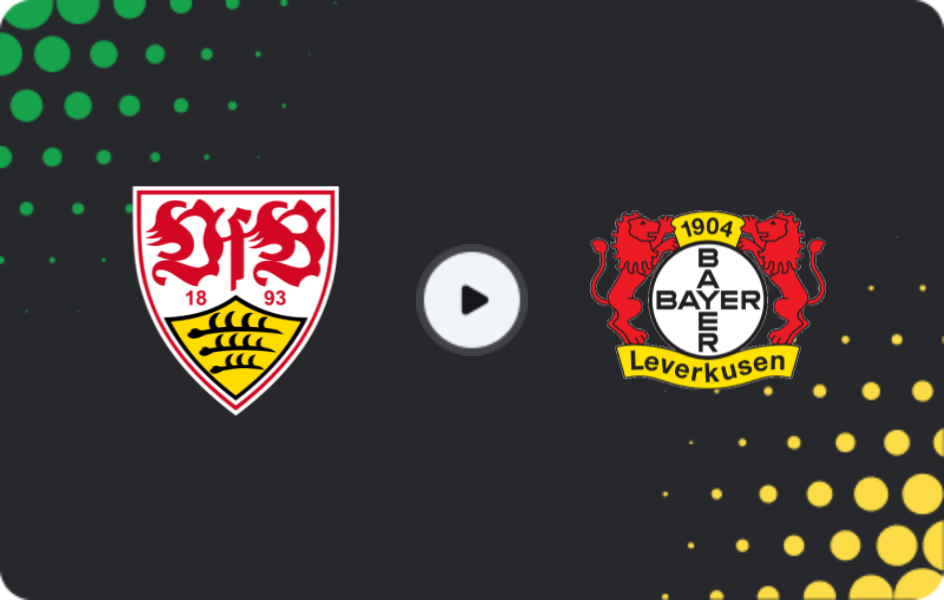 Where to watch Stuttgart — Bayer Leverkusen, Bundesliga, 09.05.2026