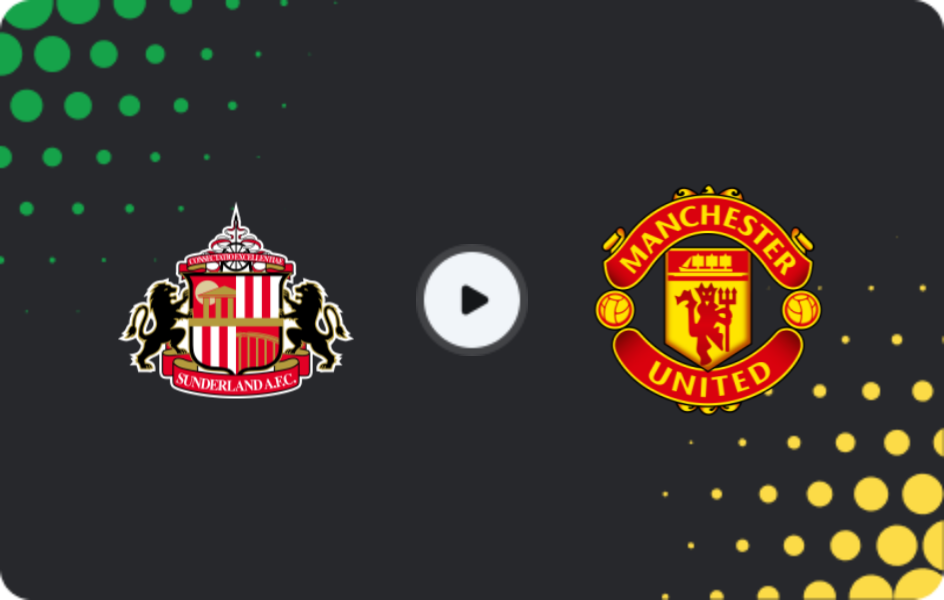 Where to watch Sunderland — Manchester United, Premier League, 09.05.2026