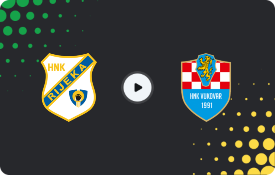 Where to watch HNK Rijeka — Vukovar, HNL, 09.05.2026