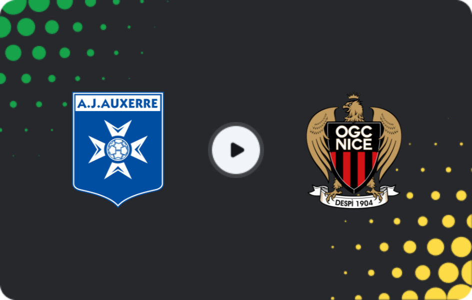 Where to watch Auxerre — Nice, Ligue 1, 09.05.2026
