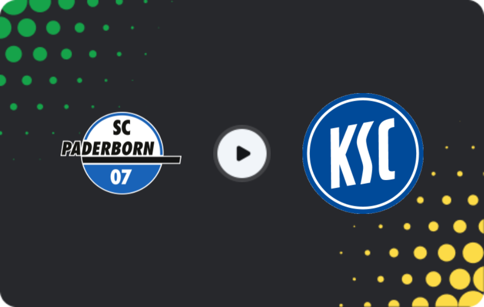 Where to watch Paderborn 07 — Karlsruher, 2. Bundesliga, 08.05.2026