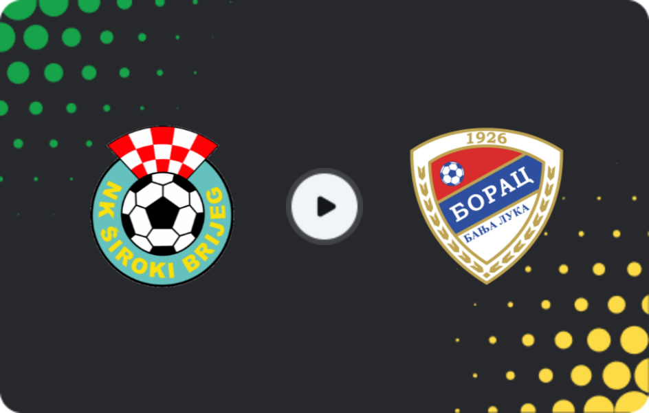 Where to watch Siroki Brijeg — Borac Banja Luka, Premijer Liga, 09.05.2026