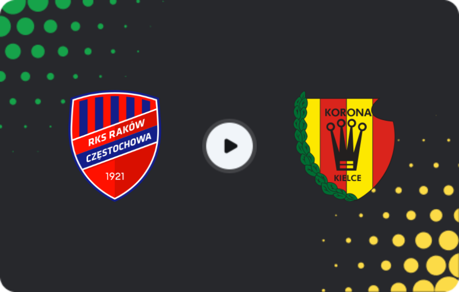 Where to watch Raków — Korona Kielce, Ekstraklasa, 09.05.2026