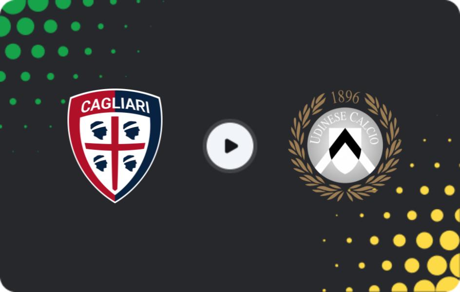 Where to watch Cagliari — Udinese, Serie A, 10.05.2026