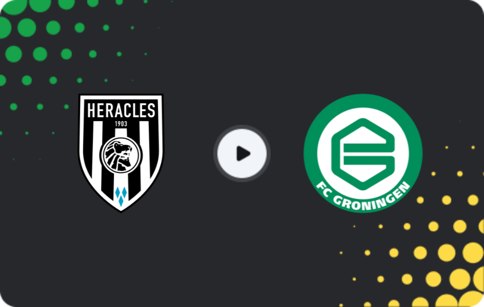 Where to watch Heracles — Groningen, Eredivisie, 17.05.2026