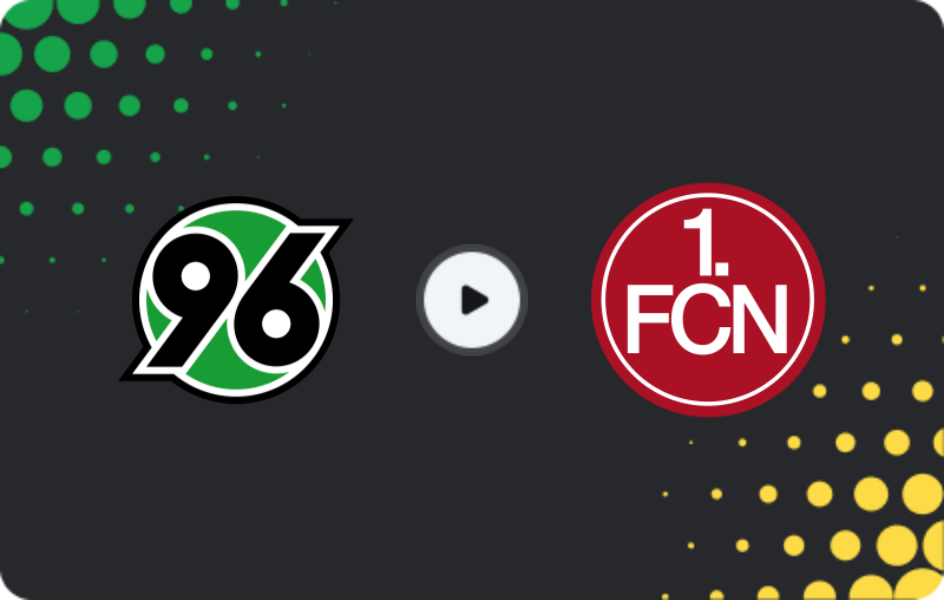 Where to watch Hannover — Nürnberg, 2. Bundesliga, 17.05.2026