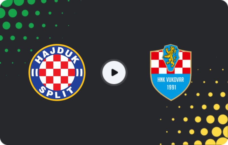 Where to watch Hajduk Split — Vukovar, HNL, 23.05.2026