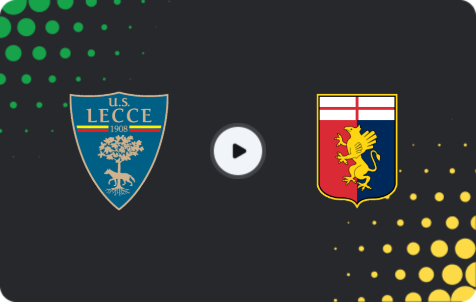 Where to watch Lecce — Genoa, Serie A, 24.05.2026