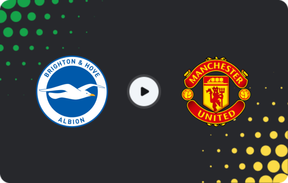 Where to watch Brighton — Manchester United, Premier League, 24.05.2026