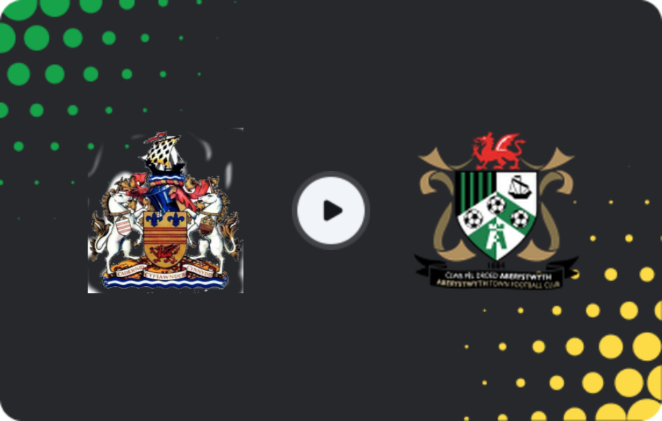 Where to watch Barry Town — Aberystwyth Town, League Cup, 02.08.2025