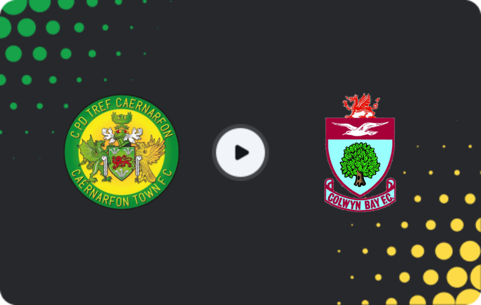 Where to watch Caernarfon Town — Colwyn Bay, League Cup, 01.08.2025