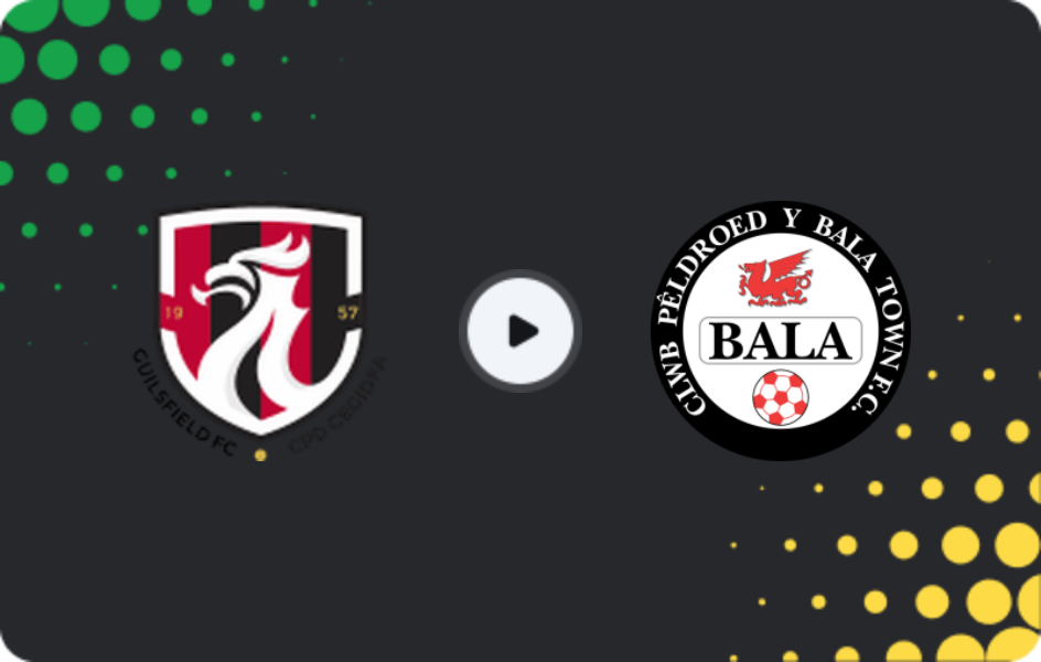 Where to watch Guilsfield — Bala Town, League Cup, 02.08.2025