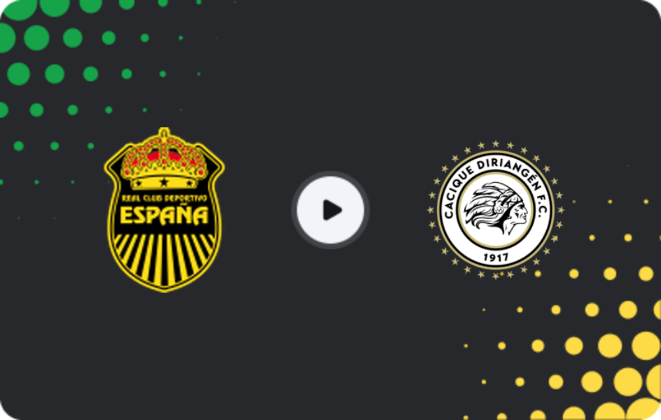 Where to watch Real Espana — Diriangén, Concacaf Central American Cup, 21.08.2025