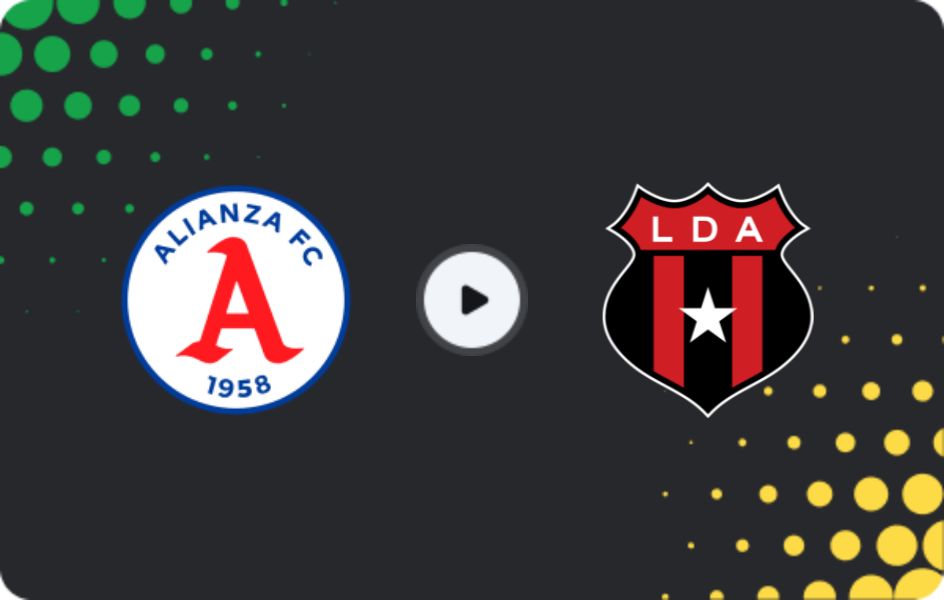 Where to watch Alianza — Alajuelense, Concacaf Central American Cup, 22.08.2025