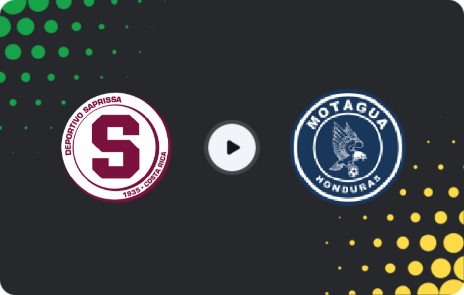 Where to watch Deportivo Saprissa — CD Motagua, Concacaf Central American Cup, 27.08.2025