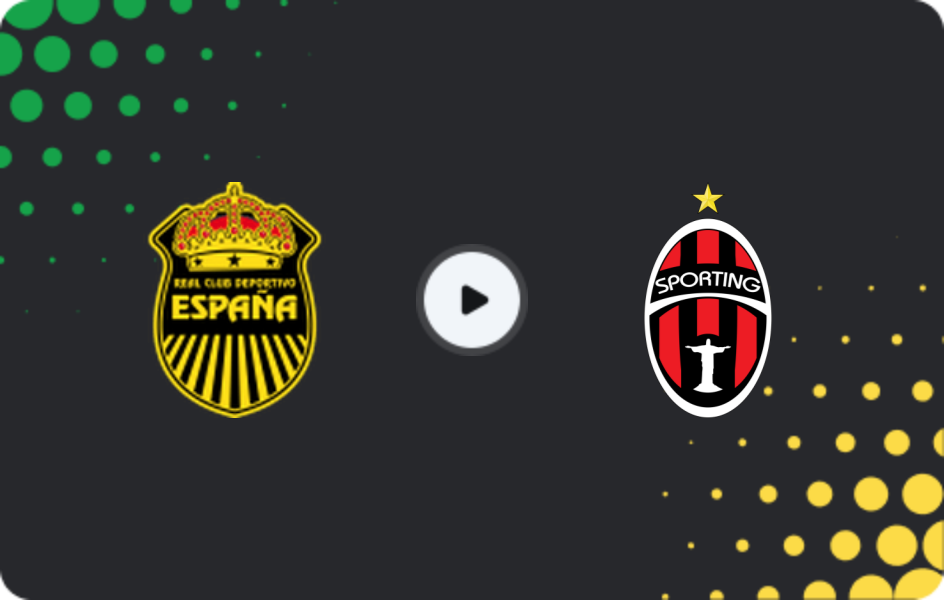 Where to watch Real Espana — Sporting San Miguelito, Concacaf Central American Cup, 29.08.2025