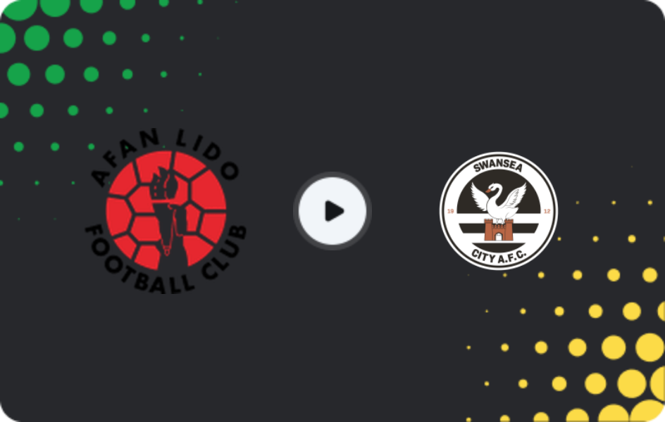 Where to watch Afan Lido — Swansea City U21, League Cup, 01.08.2025