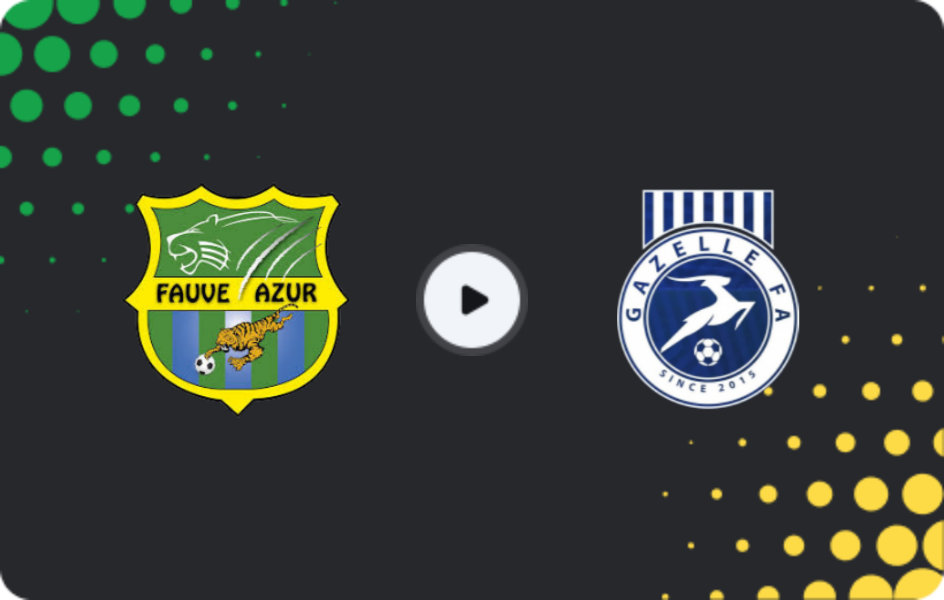 Where to watch Fauve Azur Elite — Gazelle, Elite One, 28.05.2025