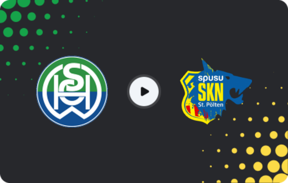 Where to watch WSPG Wels — SKN ST. Polten, Cup, 26.08.2025