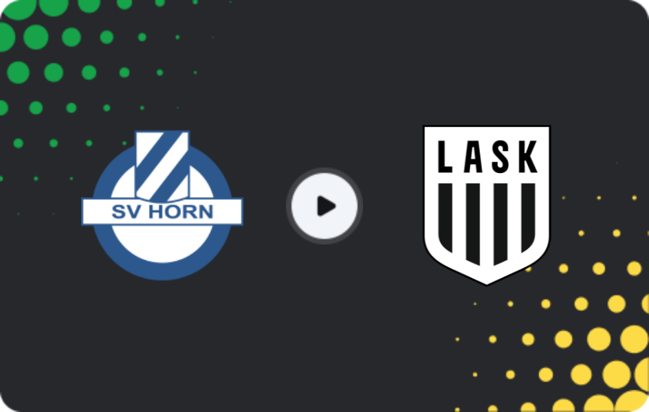 Where to watch SV Horn — LASK, Cup, 27.08.2025