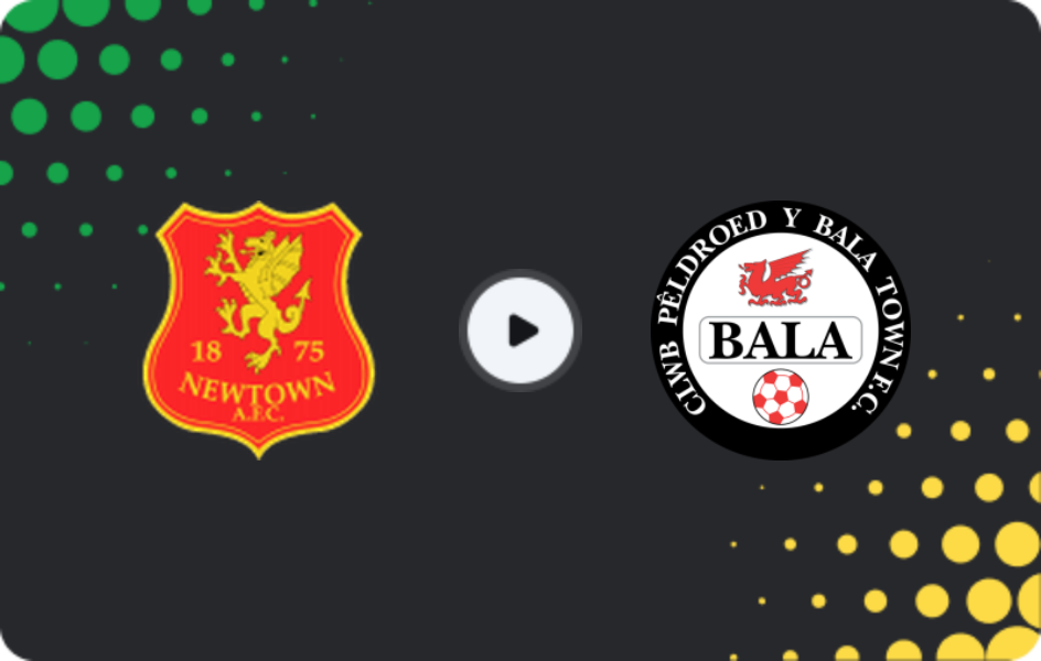 Where to watch Newtown AFC — Bala Town, League Cup, 10.09.2025
