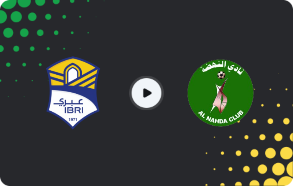 Where to watch Ibri — Al-Nahda, Professional League, 14.09.2025