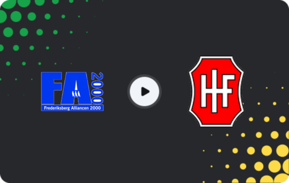 Where to watch FA 2000 — Hvidovre, DBU Pokalen, 03.09.2025