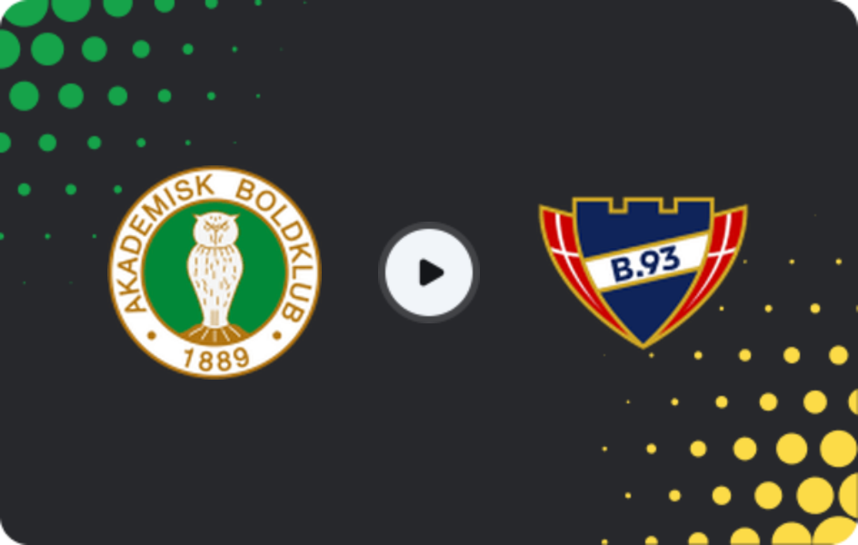 Where to watch AB Copenhagen — B 93, DBU Pokalen, 09.09.2025