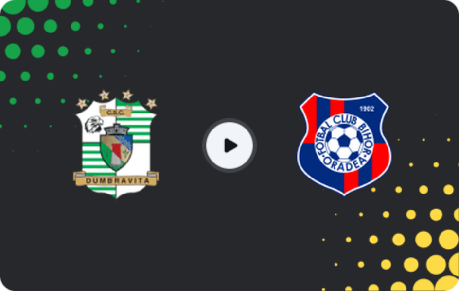 Where to watch Dumbrăviţa — Bihor Oradea, Cupa României, 27.08.2025