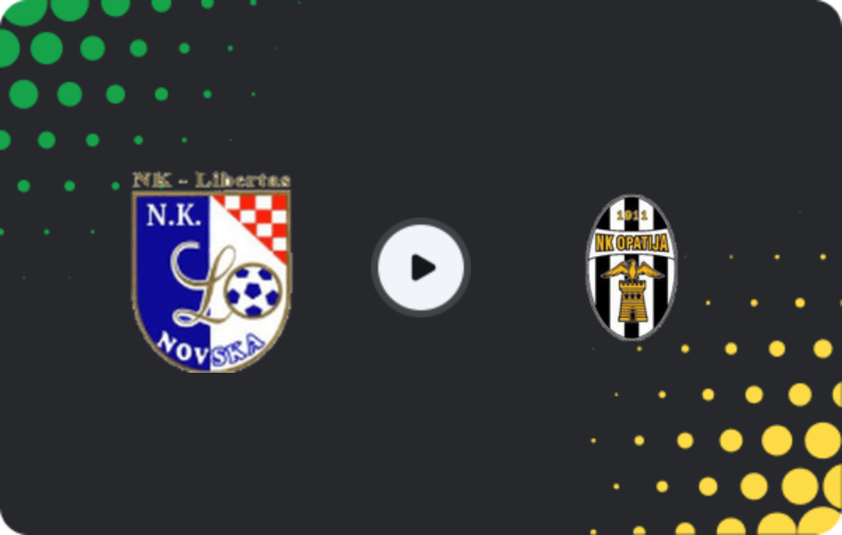 Where to watch Libertas — Opatija, Cup, 27.08.2025