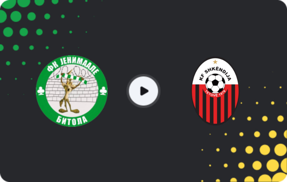 Where to watch Jenimaale Bitola — Shkendija, Cup, 10.09.2025