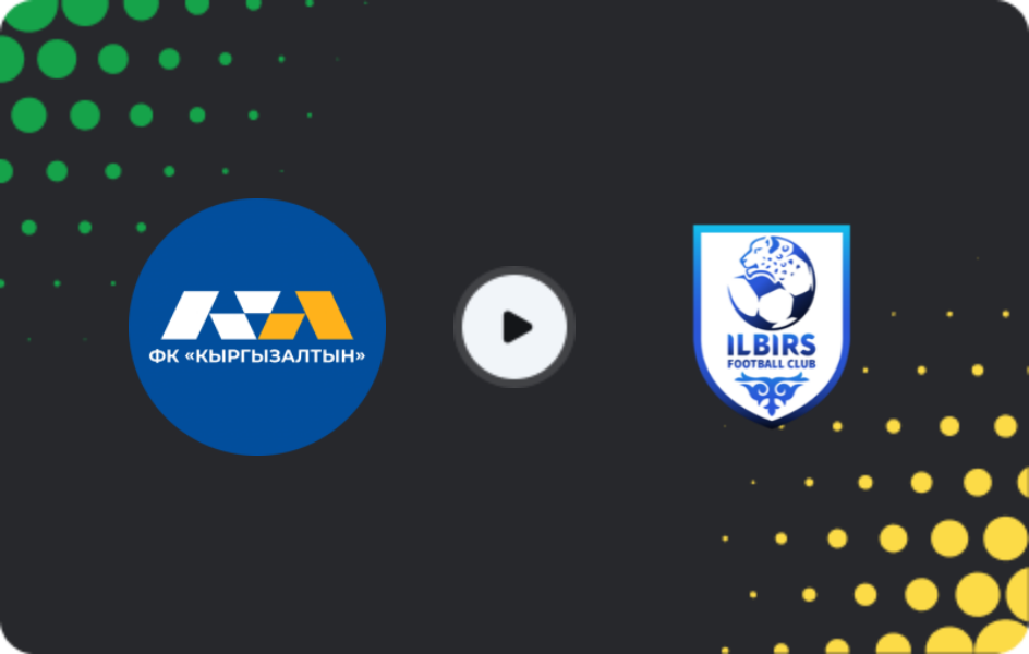 Where to watch Kyrgyzaltyn — Ilbirs, Premier League, 24.10.2025