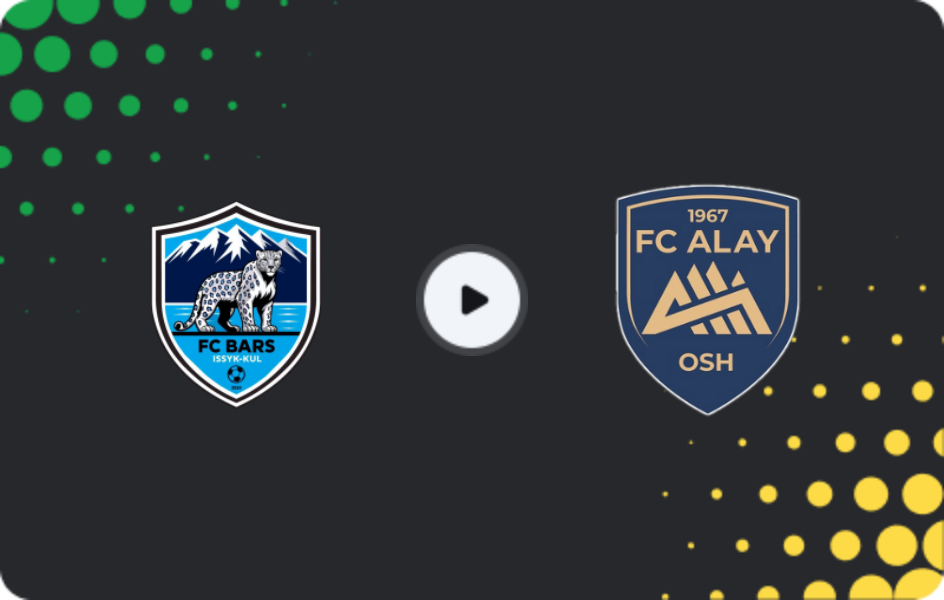 Where to watch Bars — Alay, Premier League, 25.10.2025