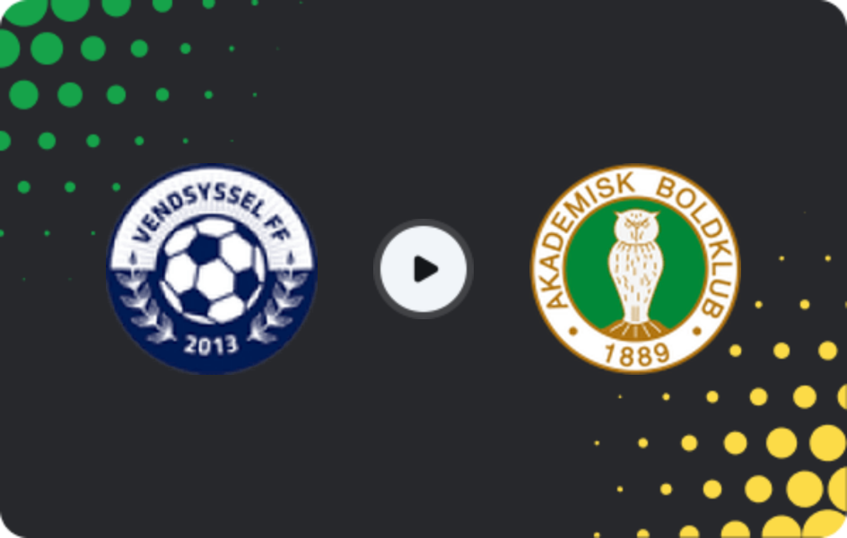 Where to watch Vendsyssel FF — AB Copenhagen, 2nd Division - Group 1, 29.08.2025