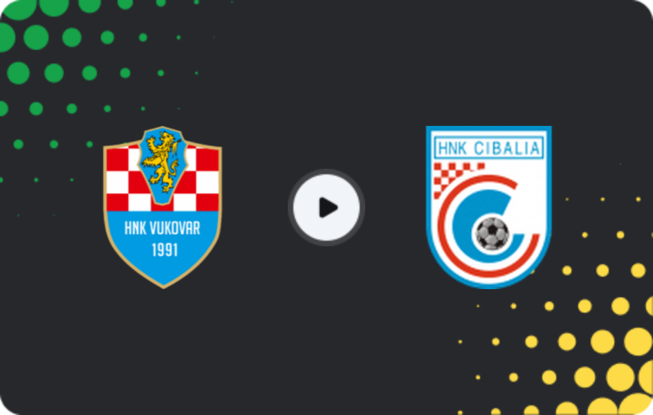 Where to watch Vukovar — HNK Cibalia, Cup, 10.09.2025