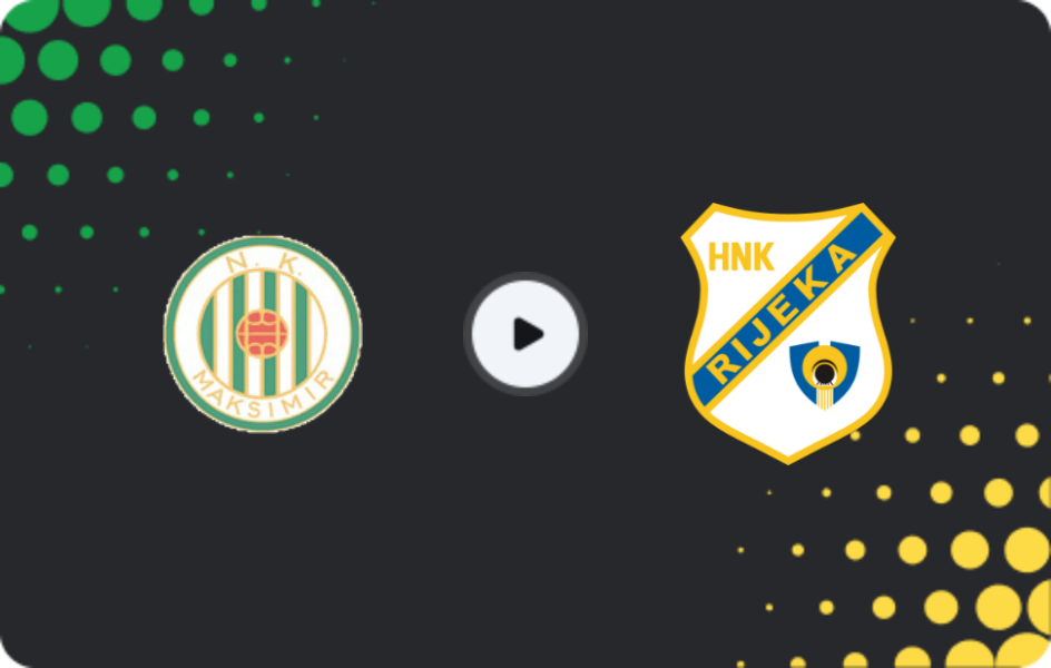 Where to watch Maksimir Zagreb — HNK Rijeka, Cup, 17.09.2025