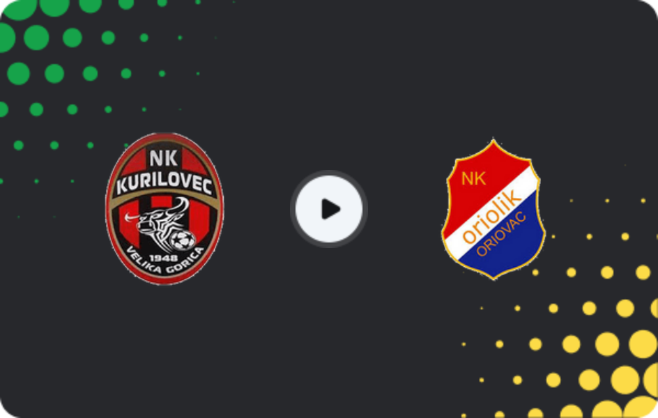 Where to watch Kurilovec — Oriolik Oriovac, Cup, 10.09.2025