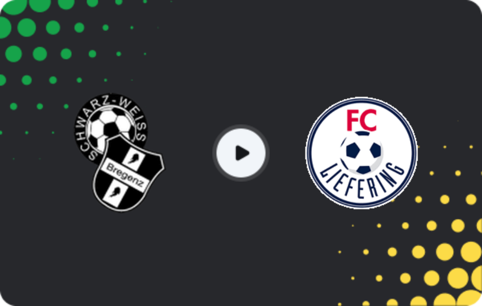 Where to watch Schwarz-Weiß Bregenz — FC Liefering, 2. Liga, 31.08.2025