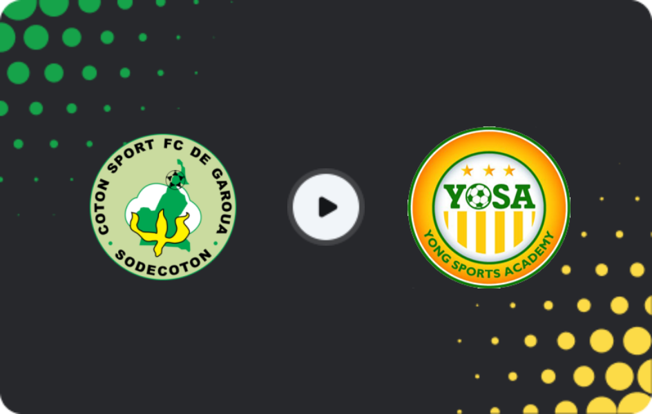 Where to watch Cotonsport — Young Sport Academy, Elite One, 14.05.2025