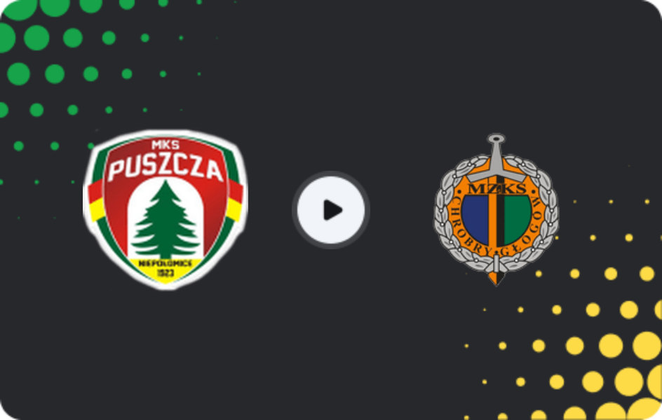 Where to watch Puszcza Niepołomice — Chrobry Głogów, I Liga, 31.08.2025