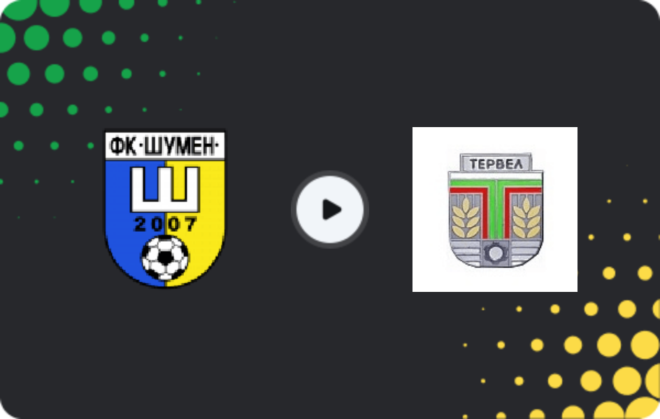 Where to watch Shumen 2007 — Septemvri Tervel, Third League - Northeast, 06.09.2025