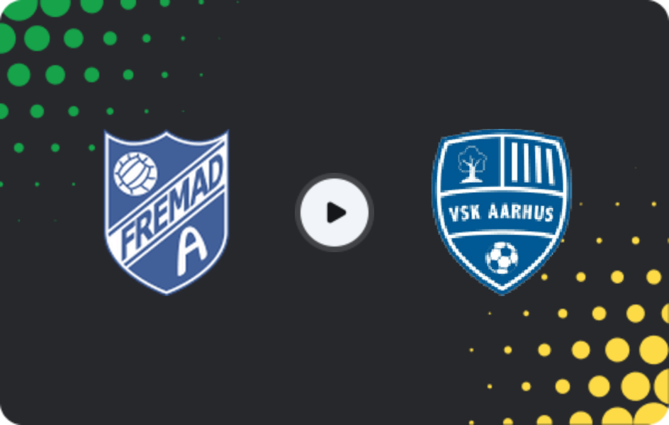 Where to watch Fremad Amager — VSK Århus, 2nd Division - Group 1, 07.09.2025
