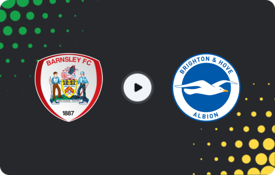 Where to watch Barnsley — Brighton, League Cup, 23.09.2025
